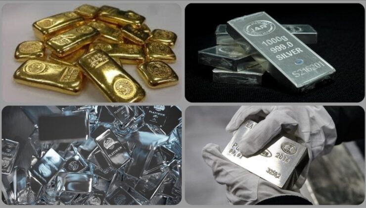 Altın, gümüş, platinden rekor geldi