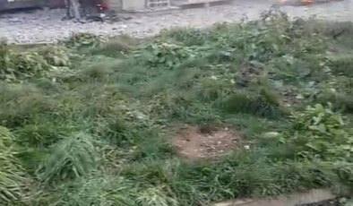 Arnavutköy’de şantiyede yangın paniği: Konteynerler alev alev yandı