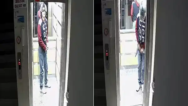 Asansöre idrarını yapıp kuşları çalmıştı: Tutuklandı!