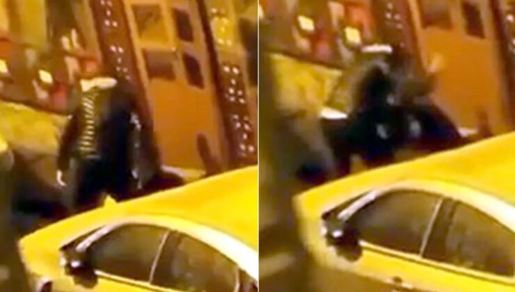 Avcılar’da erkek şiddeti: Kadını sokak ortasında darbetti!