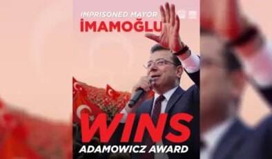 Avrupa Bölgeler Komitesi’nden Ekrem İmamoğlu’na ödül