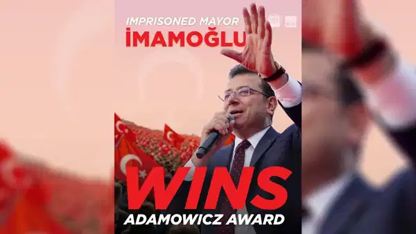 Avrupa Bölgeler Komitesi’nden Ekrem İmamoğlu’na ödül