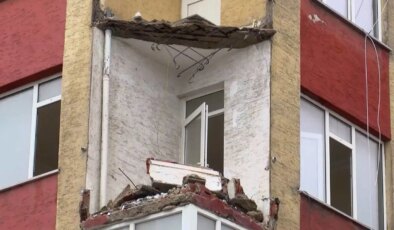 Bahçelievler’de çöken balkona ilişkin görgü tanığı konuştu