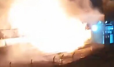 Bakırköy’de metro durağında yangın çıktı!