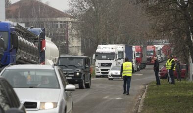 Balkanlarda tır şoförlerinden AB’ye geçiş tepkisi