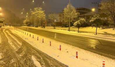 Bartın’da kar yağışı: 65 köy yolu ulaşıma kapandı