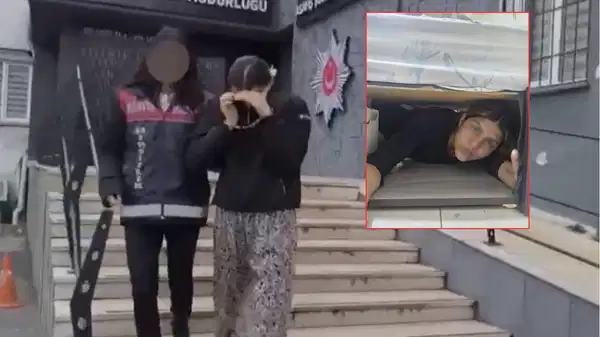 Bursa’da 107 suç kaydı bulunan şüpheli, bazanın altında yakalandı