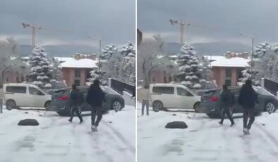 Bursa’da korku dolu anlar: Kayan araç yayaların arasına daldı