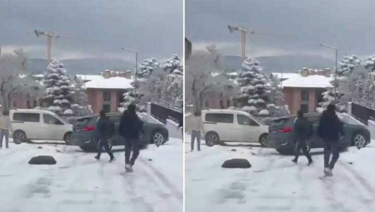 Bursa’da korku dolu anlar: Kayan araç yayaların arasına daldı