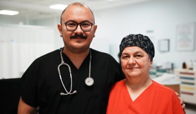 Çanakkale’de acil serviste anne-oğul mesaisi