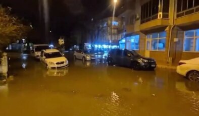 Çanakkale’de sağanak etkili oldu