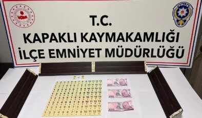 Çayevine kumar baskını: 4 kişiye 46 bin lira ceza