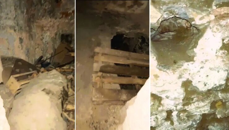 Defineciler 300 yıllık tarihi hamamı talan etti