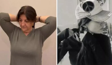 DEM Partililerin ‘saç örme’ akımına ünlü oyuncu Belçim Bilgin de dahil oldu