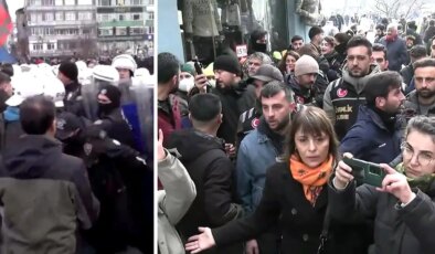 DEM Parti’nin İstanbul’daki ‘Rojava’ yürüyüşüne polis müdahalesi: DEM Parti İstanbul İl Eş Başkanı Vedat Çınar Altan gözaltına alındı