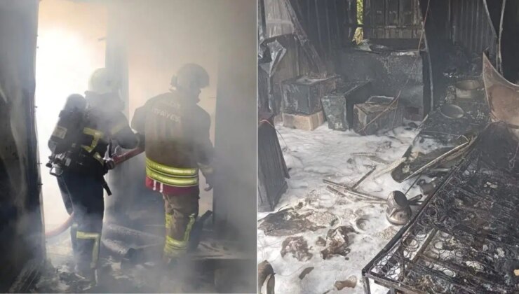 Depremin 3’üncü yıldönümü yaklaşıyor: Depremzede ailenin yaşadığı konteynerde yangın!