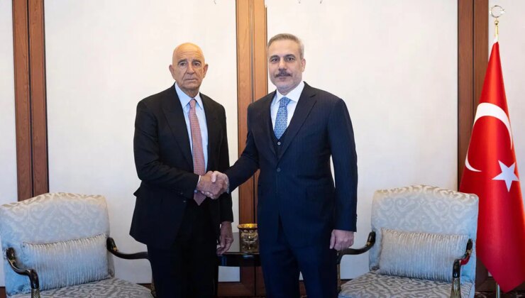 Dışişleri Bakanı Hakan Fidan, ABD temsilcisi Tom Barrack ile bir araya geldi