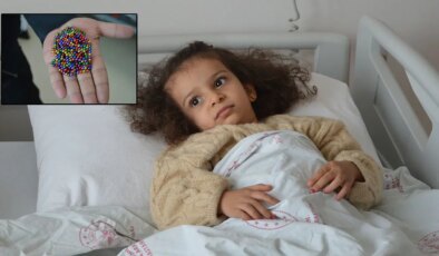 Doktorları şoke eden olay: 4 yaşındaki Eda’nın bağırsağından 8 mıknatıslı boncuk çıktı!