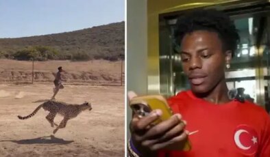 Dünyaca ünlü yayıncı IShowSpeed, canlı yayında çitayla yarıştı: Yarış öncesi yaralandı