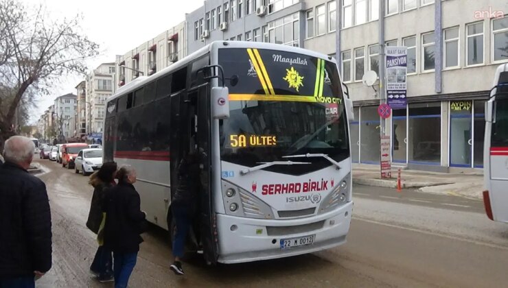 Edirne’de toplu ulaşıma zam