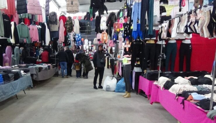 Edirne’deki Cumartesi Pazarı’na soğuk etkisi! Bulgarların ilgisi azaldı
