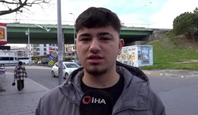 Ehliyet sınavından 7’inci kez kalan genç ortalığı birbirine kattı; o anlar kamerada