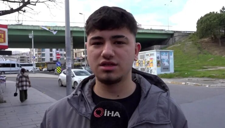 Ehliyet sınavından 7’inci kez kalan genç ortalığı birbirine kattı; o anlar kamerada