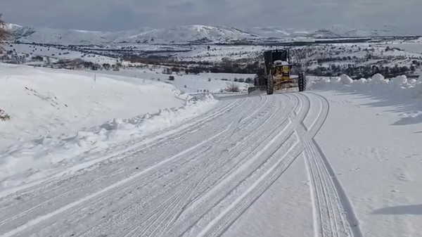 Elazığ’da 482 köy yolu kardan ulaşıma kapandı!