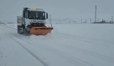 Elazığ’da kar nedeniyle 273 köy yolu ulaşıma kapandı