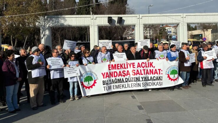 Emekliler Bakırköy’de buluştu: “1062 lira ile açlığı gizleyemezsiniz”