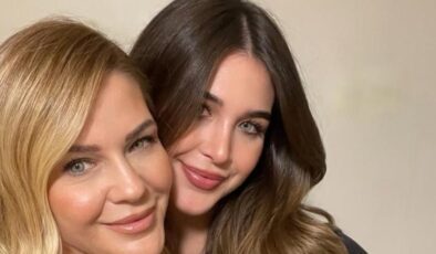 Emine Ün kızıyla davette! Annesinin kopyası