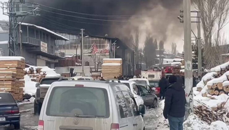 Erzurum’da kereste fabrikasında patlama: Çok sayıda yaralı var!