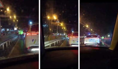 Esenyurt’ta alkollü sürücü aracı polisin üzerine sürdü!