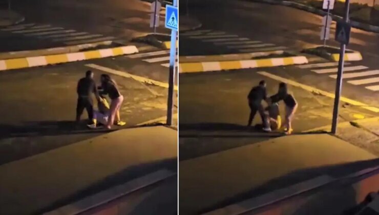 Esenyurt’ta dehşet anları: Kaldırımda oturan 2 kadına saldırdı!