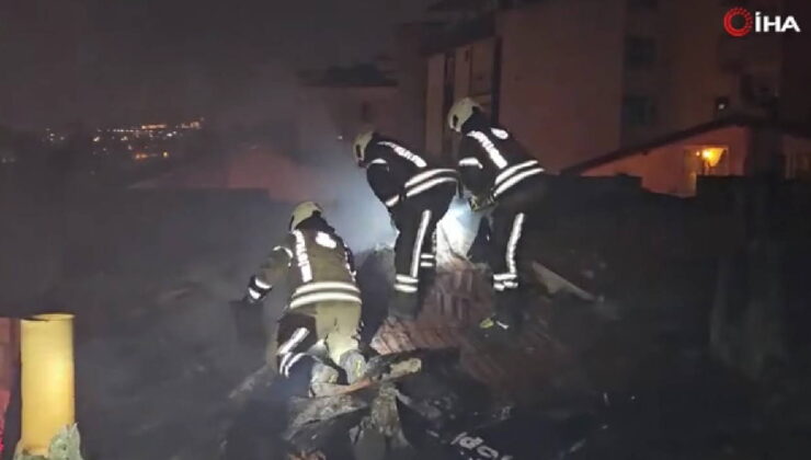 Eyüpsultan’da gecekondu yangını: 1 ölü 1 yaralı