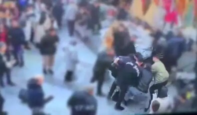 Fatih’te hanutçu, tartıştığı Çinli turisti darbetti!