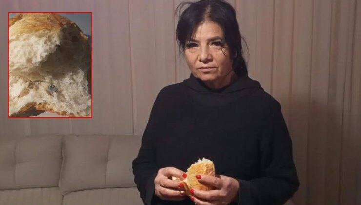 Fırından alınan ekmeğin içinden vida çıktı