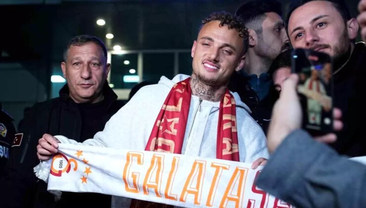 Galatasaray’ın yeni transferi Noa Lang, İstanbul’a geldi