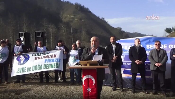 Gelevera Deresi kıyısındaki çöp tesisi projesi protesto edildi