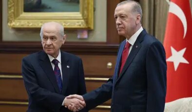 Gözler bu görüşmede: Erdoğan ve Bahçeli, Saray’da bir araya geldi
