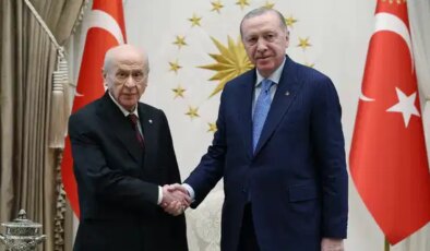 Gözler bu görüşmedeydi: Erdoğan ve Bahçeli, Saray’da bir araya geldi