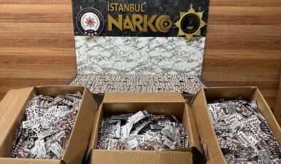 Güngören’de 84 bin uyuşturucu hap ele geçirildi!