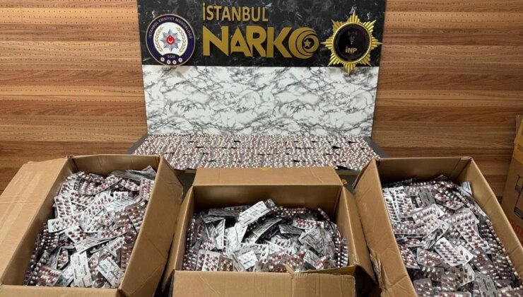 Güngören’de 84 bin uyuşturucu hap ele geçirildi!