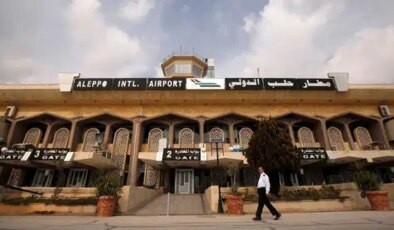 Halep Havalimanı’nda uçuşlar ikinci bir duyuruya kadar askıya alındı