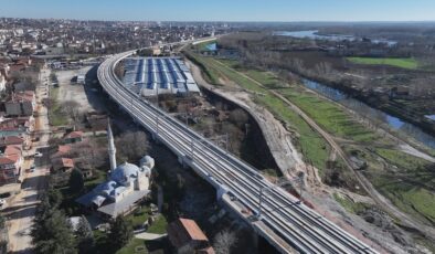 Halkalı-Kapıkule Demir Yolu Projesi hızla ilerliyor