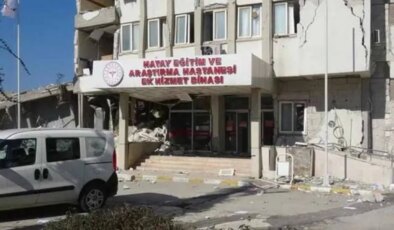 Hatay Eğitim ve Araştırma Hastanesi’nin yıkılmasına ilişkin kamu görevlerine soruşturma izni verilmemesini TBMM gündeminde