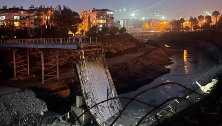 Hatay’da köprü çöktü; ekipler inceleme başlattı