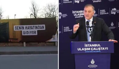 İBB Başkanvekili Nuri Aslan’dan, AKP’ye ‘billboard’ yanıtı: ‘İstediğiniz kadar pankart asın…’