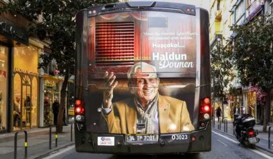 İETT’den Haldun Dormen’e vefa: ‘Saygı Otobüsü’