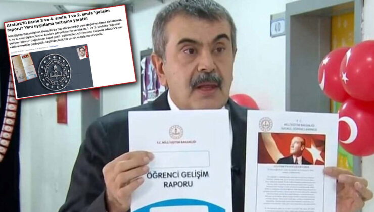 İlk Cumhuriyet gündeme getirmişti… Bakan Tekin, ‘Atatürk’süz gelişim raporunu böyle savundu: ‘Bu açık bir niyet okuyuculuk’